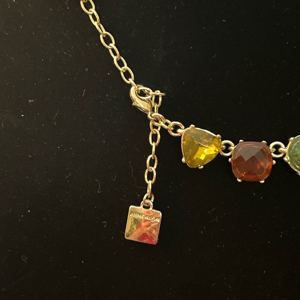 Anne Klein Multicolor Gemstone Necklace - Picture 4 of 6